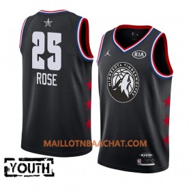 Maillot NBA Minnesota Timberwolves Derrick Rose 25 2019 All-Star Jordan Brand Noir Swingman - Enfant